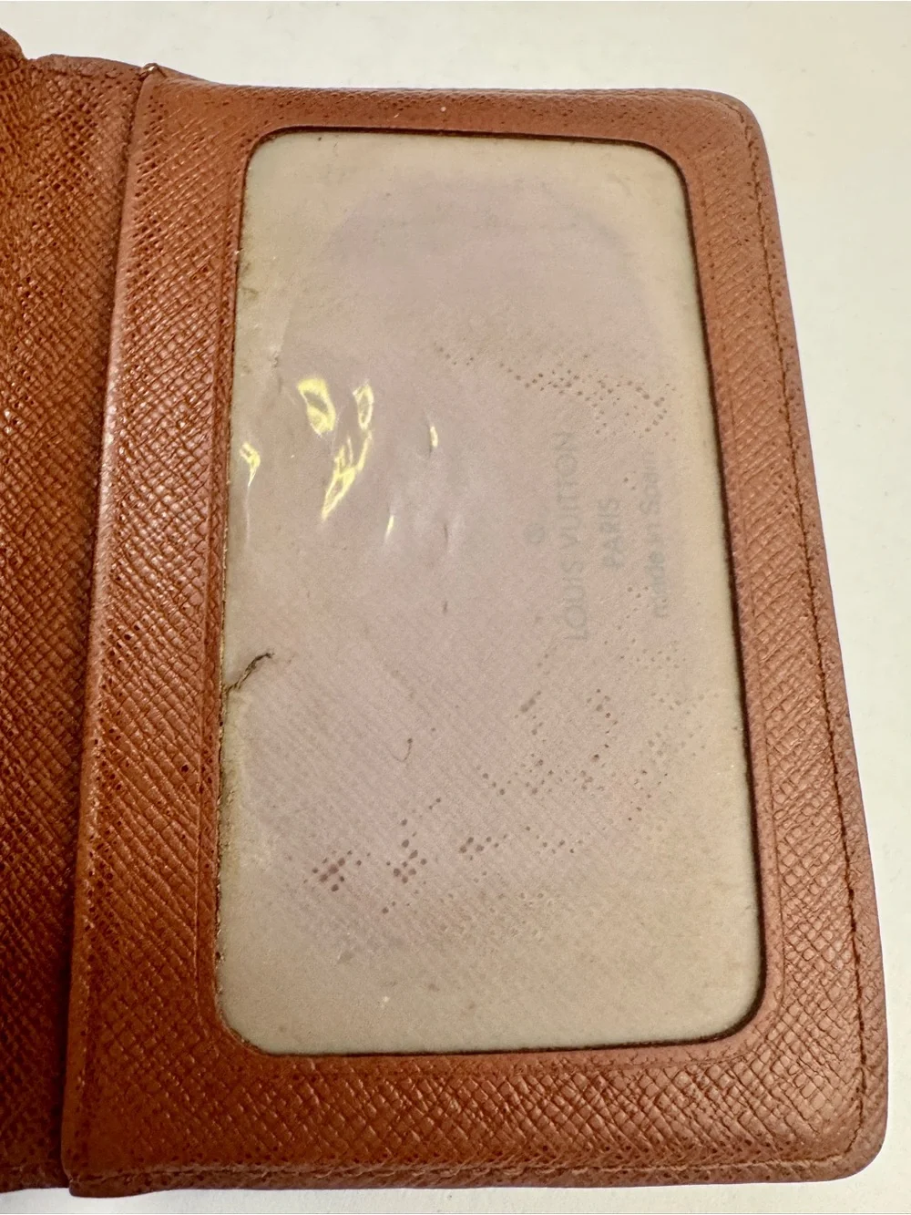 Louis Vuitton Monogram Canvas Card & Key Holder in Brown and Gold
